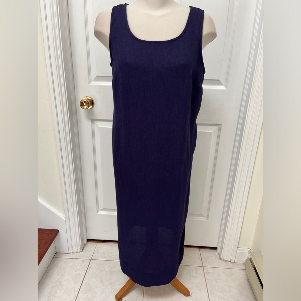 Vintage MHM Melissa Harper Tank Dress Coastal Cruise